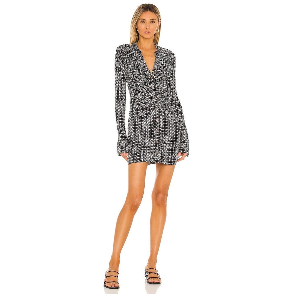 Free People Shayla Mini Dress in Vintage Combo - S